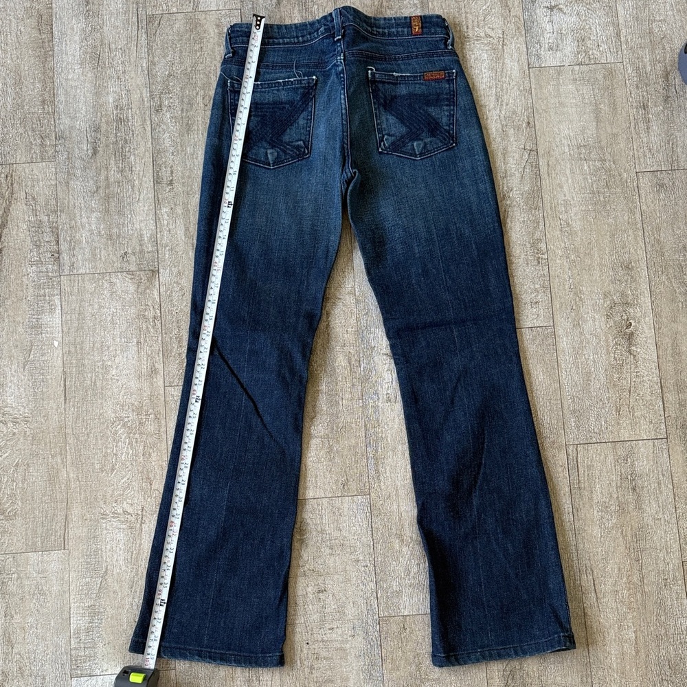 7 For All MankindDark Blue Denim Jeans